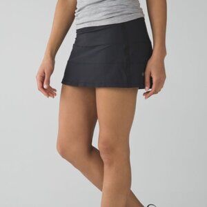 Lululemon Pace Rival Skirt II (Regular) Black Size 6